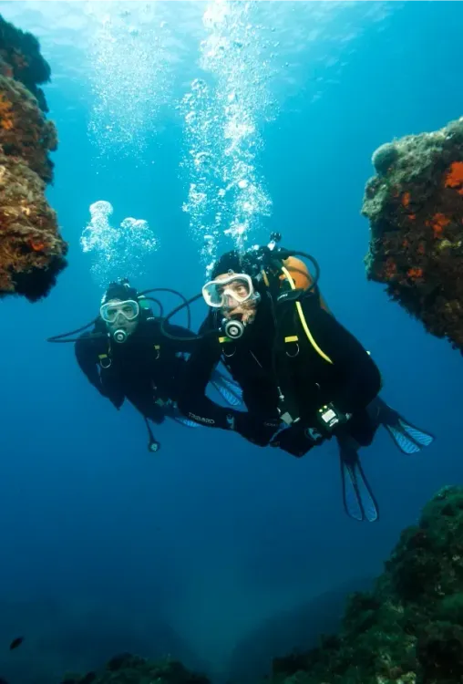 Explorer sous l'eau